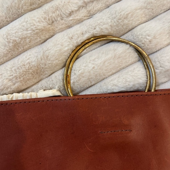 Parker Rich Brown Leather Tote - Picture 4 of 8